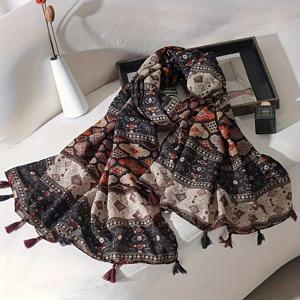 TEMU 대형 사이즈 스카프, 여성 패션 넥워머, 에어컨 실내 및 사무실용 따뜻한 숄, 다기능 방풍 스카프, 친구에게 이상적인 선물, 손세탁 가능