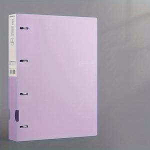 TEMU 컬러풀 PP 바인더 폴더 - 일상 사용을 위한 내구성 있는 사무용품