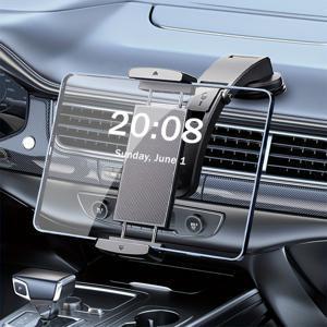 TEMU 강력한 흡착컵이 있는 조절 가능한 차량용 휴대폰 & 태블릿 홀더 - 4.7-13인치 스마트폰 및 접이식 스크린용 안정적인 대시보드 마운트, 안티-셰이크 디자인