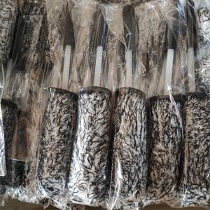 TEMU 슈퍼 러브 블루 앤 화이트 17인치 자동차 휠 클리닝 브러쉬 세트, 휠 림, 타이어 및 엔진 클리닝 도구, 긴 손잡이 슈퍼 파이버 자동차 클리닝 액세서리