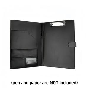 TEMU 전문가용 노트북/폴더 (펜 및 포스트잇 미포함) - A4 사이즈, 메모, 이력서, 필기용지 정리에 최적. 비즈니스, 사무실, 회의록에 적합