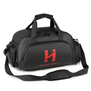 TEMU 피트니스 가방, PU 원단, 대형 H 프린트, 휴대용 여행 가방 (크로스바디 또는 더블 백 레저 여행용), 피트니스 및 여행에 적합, 대용량 백팩