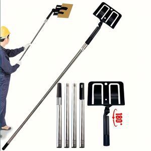 TEMU 1세트 조절 가능한 금속 및 플라스틱 페인트 실드 홀더, 다용도 판지 가드, 조절 가능한 금속 및 플라스틱으로 예술 보호를 위한 페인팅 및 벽지 작업