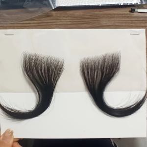 TEMU 2pcs/set HD 스위스 레이스 아기 머리 스트립 인공 머리 아기 머리 엣지 재사용 가능 자연적인 여성용 투명한 레이스 헤어라인 613 색상 블론드 HD 레이스 아기 머리 또는 자연 블랙 색상