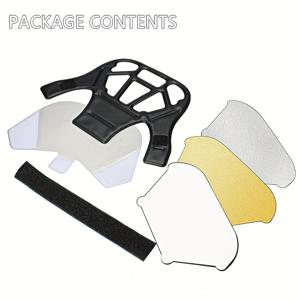 TEMU DSLR 카메라 플래시 디퓨저 리플렉터 세트, 소프트 디퓨저 돔 포함 5피스 리플렉터 키트, 플래시 사진 촬영에 이상적