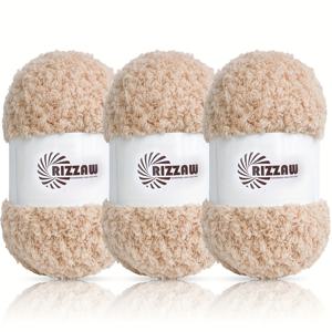 TEMU 3개 세트의 부드러운 산호 양털 털실, 뜨개질 및 코바늘 프로젝트에 적합, 다양한 색상으로 제공, 스카프, 스웨터 및 담요 제작에 이상적
