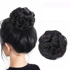 TEMU 2개 인조 모발 번 헤어팩, 실물 인모 번 헤어팩, 실물 인모 로즈 번 헤어피스, 곱슬 모발 번 헤어팩 (고무 밴드 포함), 엉킨 업도 헤어피스 (여성용, 4가지 색상)