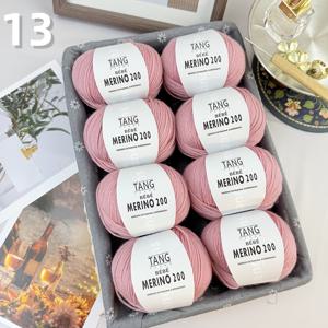 TEMU [8스케인/400G] 라이트 럭셔리 메리노 울 얀 울 얀 울 양말 얀 14.11 Oz 메리노 울 75% 나일론 25%, 스웨터, 양말, 스카프, 모자, 담요 등 뜨개질에 적합