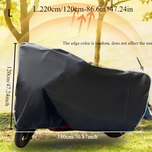 TEMU 1개 스쿠터 커버 - 야외 EVA 단색 자전거 커버 - 전동 스쿠터, 햇빛 가리개 커버에 적합, , 모터바이크 및 전기 자전거에 적용 가능