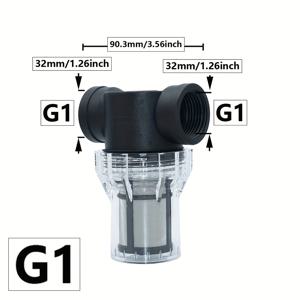 TEMU 1/2 3/4 인치 여성 나사형 금속 메쉬 관개 필터 가드닝 파이프 농장 여과망 스트레이너