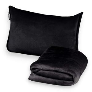 TEMU 부드러운 2-in-1 비행기 담요 - 여행용 담요 겸 베개 - 소프트 2-in-1 비행기 담요, 부드러운 가방형 베개 커버, 기내용 캐리어 커버, 백팩 클립 포함, 네 가지 색상 선택 가능