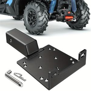 TEMU 트레일러 히치 윈치 마운트 플레이트 2, 리시버 히치 윈치 마운트 트레일러 ATV UTV SUV 트럭 픽업용, 리시버 2개 포함, 3500파운드 용량