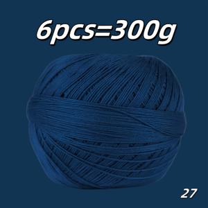 TEMU 300g, 여름용 레이스 실, 강력 레이스 실, 컬러 레이스 실, 핸드메이드 DIY 숄, 가디건, 드레스용 고급 크로셰 실, 30가지 색상 제공