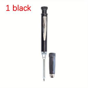 TEMU 2.8mm 다기능 목공용 교체 가능한 기계식 연필 및 깎이 포함, 건축가 마킹 도구에 적합한 딥 홀 펜 클립