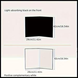 TEMU 접이식 A3/A4 사이즈 두께 강화 사진 반사판