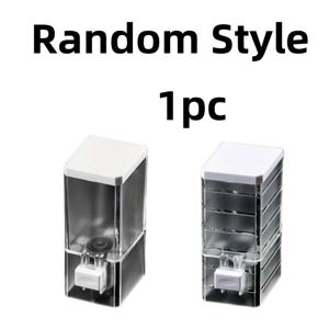 TEMU 드릴 없이 벽걸이형 비누 및 샴푸 디스펜서 무접점 시스템 - 투명 욕실 수납, 에어 캡슐 디자인, 모던 스타일, 크리스마스 또는 발렌타인데이 선물로 완벽