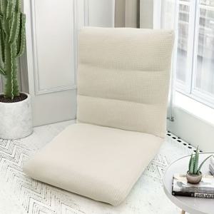 TEMU 1개 탄성 옥수수 벨벳 단색 올인클루시브 게으른 레저 의자 커버