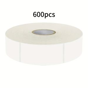 TEMU 1200개 분리형 냉동실 라벨, 기름 방지, 천공선 포함, 식품 용기, 캔, 팬트리 티슈용 (각 사이즈 1인치 x 2인치)