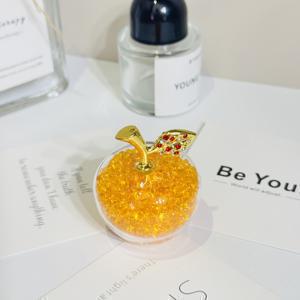 TEMU 사과 장식품, 유리 조각 미술 공예품, 책장, 가정 거실, 사무실, 카페 장식, 방 테이블 상판 디스플레이, 현관 장식에 적합, , 친구를 위한 선물로 완벽