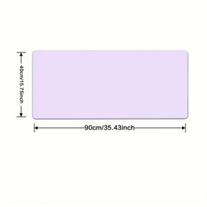 TEMU 1pc 라이트 퍼플 미끄럼 방지 고무 게임 마우스 패드 - 세척 가능한 데스크 매트, 부드러운 표면, 사무실, 학교, 가정 장식, 재미있는 디자인, 사무실 데스크 매트 | 현대 데스크 매트 | 세척 가능한 고무 매트, 데스크용 마우스 패드