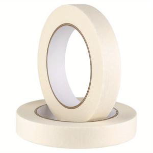 TEMU 흰색 마스킹 테이프 30롤, 다용도 베이지 페인터 테이프, 0.94인치 x 20야드, 페인팅, 라벨링, 포장, 공예 및 미술 프로젝트에 적합