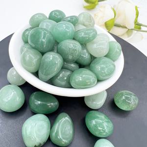 TEMU 천연 대형 그린 아벤츄린 자갈 10개 - 연마된 타원형 장식석, 가정 정원 수조 병 장식품, 밝은 광택 보석, 고품질 수족관 장식석, 뜰 장식품, 우아한 장식 꾸미기