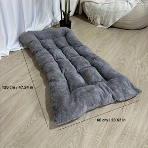 TEMU [2026 신규 업그레이드] VVC 오버사이즈 대형 플러시 강아지&고양이 침대 소파 - |두꺼운 초소프트 폴리에스터|등받이 및 들어올린 가장자리 포함|직사각형 디자인|소형, 중형, 대형 반려동물용