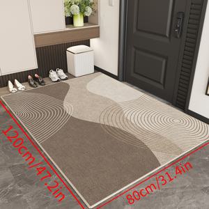 TEMU 겨울 선 옐로우 바닥 TPR 직조 인상-록 레이어/언어 풀 입구 매트 [겨울 선 브랜드 이지 북유럽 스타일 입구 매트 1개, 흡수성 및 미끄럼 방지 웰컴 매트, 부드럽고 편안한 입구 카펫, 현관에 적합]