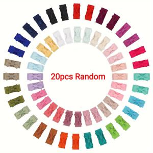 TEMU 20개 랜덤 1.2인치 미니 헤어 클립, 앞머리용 작은 클립, 옆머리 잡아주는 스냅식 클립, 귀여운 헤어 액세서리, 청소년 및 어린이 생일/성명절 사진 촬영용