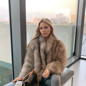 TEMU 여성용 스타일 쇼트 페이크 코트, 2025년 가을/겨울 신상, 스타일리시한 칼라로 따뜻하고 편안함을 디자인, 다용도이고 고품질의 푹신한 소재로 제작됨