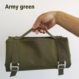 TEMU 1개 두꺼운 옥스포드 천 캠핑 매트 - 내구성 있는 사계절용 야외 매트, 휴대용 손잡이 포함, 가볍고 휴대하기 쉬운 캠핑, 해변, 피크닉, 뒷마당, 캠핑 장비, 필수 피크닉 아이템, 간편 보관 디자인, 튼튼한 구조