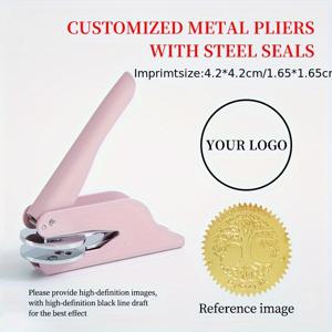 TEMU 맞춤형 엠보싱 스탬프 도서관 컬렉션, 결혼식 생일 초대장 스탬프, 로고 포트레이트 사진 스탬프, 봉투 스탬프, 냅킨 DIY 텍스트 이미지 스탬프