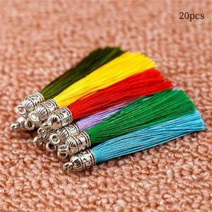 TEMU 20개 5.5cm 은색 메탈 캡 소형 술 프린지, 헤어 액세서리, 헤드웨어 술 펜던트, 책갈피 술, 가정용 커튼 및 홈 텍스타일 장식 액세서리, DIY 의류 장식 용품, 소형 술 프린지 액세서리, 홈 데코 액세서리