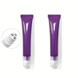 TEMU 호스 포함 삼중볼 디스펜서 병 2개, 아이크림, 로션, 젤, 헤어 세럼용 휴대용 화장품 마사지 빈 튜브