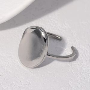 TEMU 비정형 원형 스테인리스 스틸 반지, 심플하고 독특하며 우아하고 스타일리시한 여성용 반지, 여성용 주얼리, 여성용 선물. 304 스테인리스 스틸 반지, 사이즈 조절 가능한 오픈형 디자인, 데일리웨어, 휴가, 연휴, 파티 및 다양한 행사에 어울리는 다용도 액세서리
