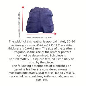 TEMU 파란색 스웨이드 캐시미어 양가죽, 두께 0.8 - 1.0mm. 의류, 정장, 짧은 치마 등에 사용할 수 있습니다. 또한 마우스 패드, 책상 패드로 사용할 수 있으며, 귀걸이, 가방, 휴대폰 케이스, 지갑, 핸드백, 가죽 신발, 노트북, 의류 장식, DIY 공예, 헤어 액세서리 DIY 프로젝트 등에 적합합니다