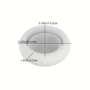 TEMU 에폭시 레진 보관 볼용 점토 몰드. 원형 디자인으로 화분 및 석고 실리콘 몰드, 촛대 홀더 몰드에 적합합니다. 이 점토 몰드는 재사용 가능하고 탈지하기 쉽습니다.