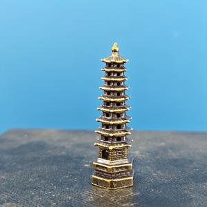 TEMU 황동 풍수 탑, 원창 탑, 암석 정원, 독특한 돌, - 풍경, 화분 식물, 분재, 수족관 장식 및 장식품