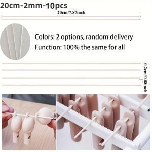 TEMU 고온 가마용 스틱 10개입 10/20cm - 도자기용 내열 세라믹 소성봉, 점토 용품, 주얼리 홀더 및 미술 프로젝트, 도예 제작 도구, 장식용 홀더, 내구성 있는 홀더