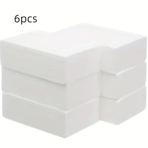 TEMU 고밀도 스타이로폼으로 제작된 플로럴 폼 블록 6개 세트. 꽃꽂이, 인조 꽃 장식, 공예, 센터피스, 모형 제작에 적합하며 흰색 폴리스티렌으로 제작되었습니다.