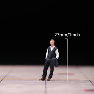 TEMU 사무실 장면을 위한 1/64 스케일 미니어처 남성 피규어 (수트), 모델 미니어처, 블라인드 박스 수집품, 자동차, 서재 및 사무실 데스크탑 장식품, 기차, 건축 및 장난감 컬렉션을 위한 작은 추가품