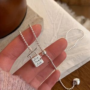 TEMU 우아하고 섹시하며 패셔너블하고 독특한 하트 자물쇠 목걸이, 친구를 위한 이상적인 선물. 일상 출퇴근, 파티, 음악 축제, 휴가, 연회에 적합