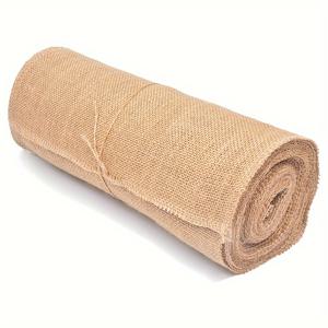 TEMU 고강도 천연 황마 섬유 1롤 - 고밀도 기계용 굵은 가닥(3미터/권) 대용량 소박한 브라운/카키색 황마 끈 로프, 결혼식 장식, 공예, 파티 센터피스, 소박한 집 꾸미기, 크리스마스 공예 용품, 식탁보용
