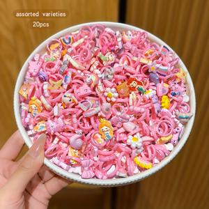 TEMU 20가지 랜덤 캐릭터 반지 스타일, 귀여운 별 반지, 청소년용