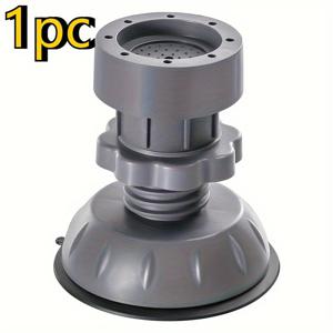 TEMU 세탁기, 냉장고, 식기세척기, 건조기용 미끄럼 방지 흡착판 발판 높이 조절 받침대 - 고강도 플라스틱 & 메탈, 진동 안정 장치, 간편한 설치, 수평 조절 시스템, 저소음 작동