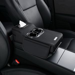 TEMU 제너럴 모터스 중앙 콘솔 팔걸이용 높이 조절 패드, 차량용 중앙 팔걸이 매트, 팔걸이 수납 상자, 티슈 케이스 및 컵 홀더 장착