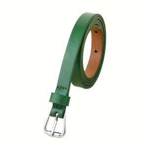 TEMU 유럽&미국 여성용 커뮤터 다용도 심플 핀버클 플랫 벨트 캐주얼 캔디 컬러 슬림 벨트