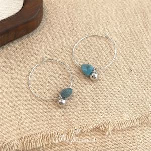 TEMU 2개 천연석 원형 귀걸이, 가을/겨울 특별 행사, 우아하고 다재다능함, 데일리 출퇴근, 파티, 결혼식, 발렌타인데이, 휴일, 어버이날, 추수감사절 선물로 적합