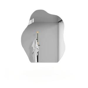 TEMU 대형 비정형 아크릴 메이크업 거울, 스타일 구름 거울, 화장대 메이크업 및 사진 소품 거울, 다양한 장면을 위한 오목한 데스크탑 장식 세트