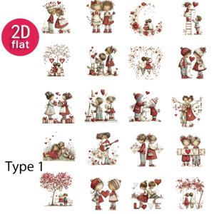 TEMU 2D 평면 1개입 빈티지 발렌타인데이 사랑 하트 커플 저널 스티커, DIY 스크랩북 장식, 일기, 사진 앨범, 문구류 스티커, 학교 공예 재료 스티커, 장식, 2D 평면